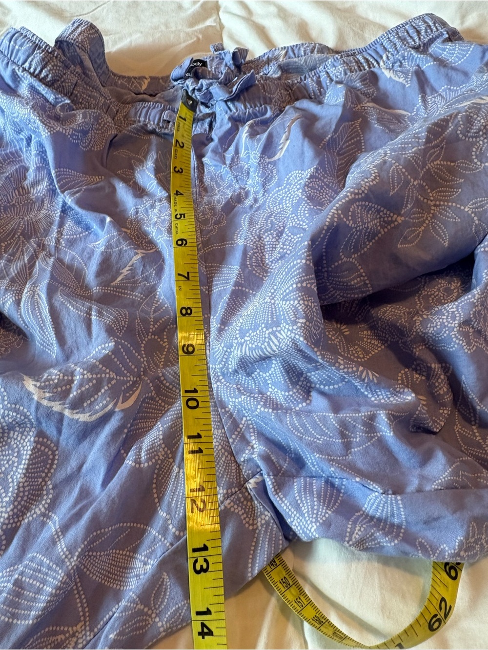 Gap Body Periwinkle Floral Women’s Cotton PJ Pants - Picture 4 of 6